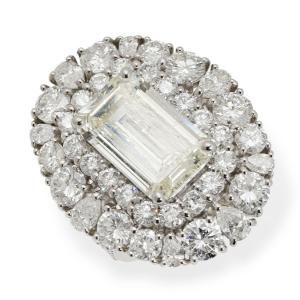 プラチナ900 ダイヤモンド リング