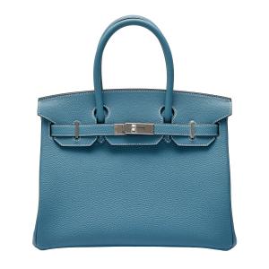 エルメス HERMES バーキン 30 トゴ ニューブルージーン シルバー金具 B刻印 未使用 バッグ レディース｜gem-castle-yukizaki