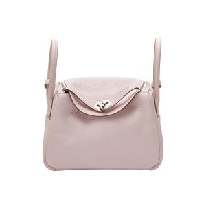 エルメス HERMES リンディ 26 トリヨンクレマンス モーヴペール シルバー金具 W刻印 未使用 バッグ レディース
