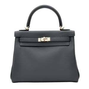 エルメス HERMES ケリー25 スイフト グリミスティ シャンパンゴールド金具 K刻印 未使用 バッグ レディース