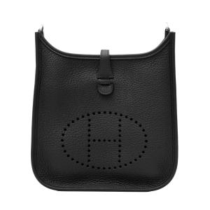 エルメス HERMES エブリン トゴ ブラック シルバー金具 G刻印 未使用 バッグ レディース
