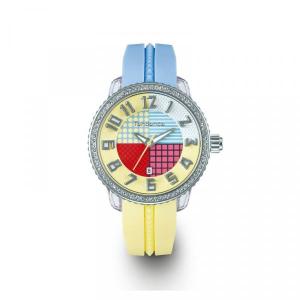 テンデンス TENDENCE クレイジー ミディアムイエロー TG930060 マルチカラー文字盤 新品 腕時計 レディース｜gem-castle-yukizaki