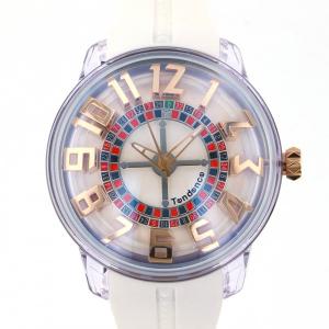 テンデンス TENDENCE キングドーム TY023003 ホワイト文字盤 新品 腕時計 メンズ｜gem-castle-yukizaki