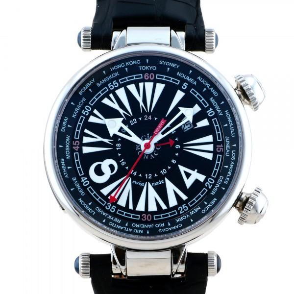 ジオ・モナコ GIO MONACO ジオポリス 372A ブラック文字盤 新古品 腕時計 メンズ