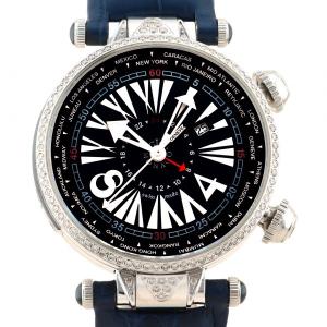 GIO MONACO（ジオ・モナコ） ジオポリス ワールドタイム 381A ブラック 