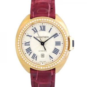 カルティエ Cartier クレ ドゥ WJCL0047 シルバー文字盤 新品 腕時計 レディース｜gem-castle-yukizaki