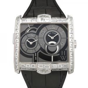 ハリー・ウィンストン HARRY WINSTON アヴェニュー スクエアード AVSATZ45WW003 グレー文字盤 アウトレット 腕時計 メンズ