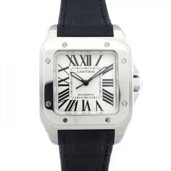 カルティエ Cartier サントス 100 MM W20106X8 シルバー文字盤 新品 腕時計 ...