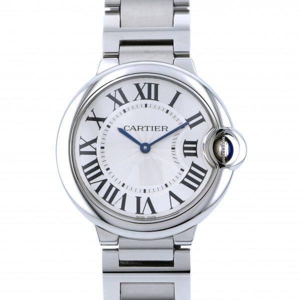 カルティエ Cartier バロンブルー MM W69011Z4 シルバー文字盤 新品 腕時計 メン...