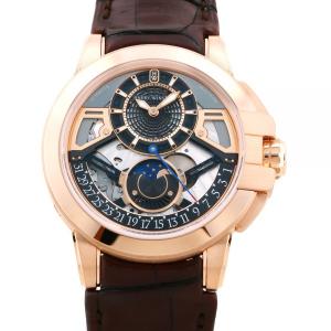 ハリー・ウィンストン HARRY WINSTON オーシャン ムーンフェイズ・ オートマティック OCEAMP42RR001 シルバー/ブラック文字盤 新品 腕時計 メンズ｜gem-castle-yukizaki