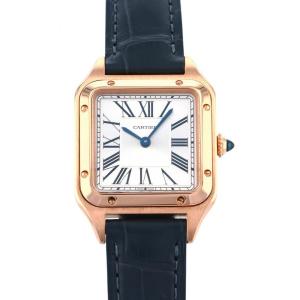 カルティエ Cartier サントス デュモン ウォッチ WGSA0022 シルバー文字盤 新品 腕時計 レディース｜gem-castle-yukizaki