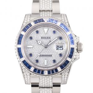 ロレックス ROLEX サブマリーナー デイト 116659SABR ダイヤ/シルバー/8PS文字盤 中古 腕時計 メンズ