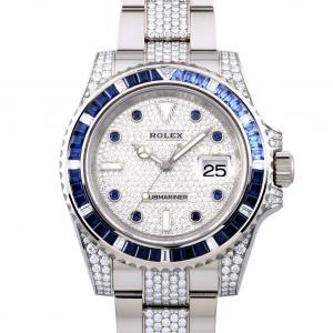 ロレックス ROLEX サブマリーナー デイト 116659SABR ダイヤ/シルバー/8PS文字盤 中古 腕時計 メンズ