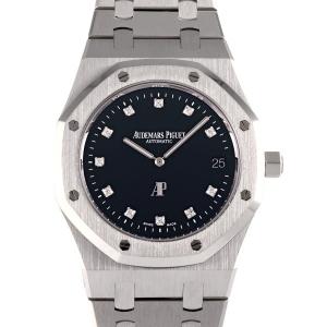 オーデマ・ピゲ AUDEMARS PIGUET ロイヤルオーク ジャンボ エクストラ シン 限定70本 15206PT.OO.1240PT.01 ブラック文字盤 中古 腕時計 メンズ