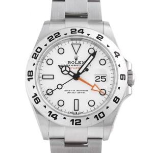 ロレックス ROLEX エクスプローラーII 226570 ホワイト文字盤 新品 腕時計 メンズ｜gem-castle-yukizaki
