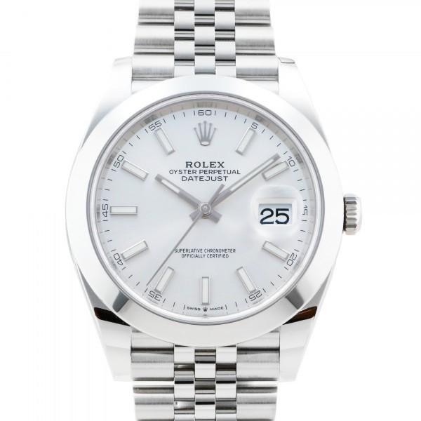 ロレックス ROLEX デイトジャスト 41 126300 シルバー文字盤 新品 腕時計 メンズ
