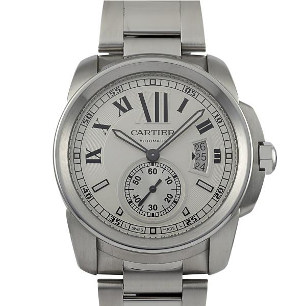 カルティエ Cartier カリブル W7100015 シルバー文字盤 中古 腕時計 メンズ