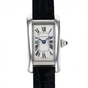 カルティエ Cartier タンク アメリカン ウォッチ ミニ WSTA0032 シルバー文字盤 新品 腕時計 レディース｜gem-castle-yukizaki