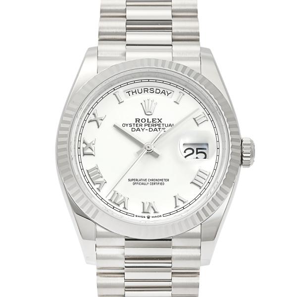 ロレックス デイデイト 36 128239 ホワイトローマ文字盤 未使用 メンズ ROLEX 腕時計