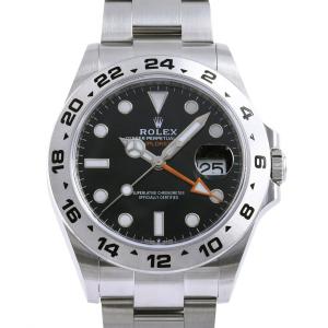 ロレックス ROLEX エクスプローラーII 226570 ブラック文字盤 新品 腕時計 メンズ｜gem-castle-yukizaki