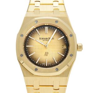 オーデマ・ピゲ ロイヤルオーク ジャンボ エクストラ シン ブティック限定モデル 16202BA.OO.1240BA.02 スモークイエローゴールド文字盤 中古 メンズ