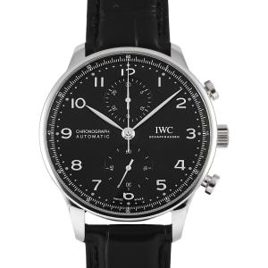 IWC ポルトギーゼ クロノグラフ IW371609 ブラック文字盤 新品 腕時計 メンズ｜gem-castle-yukizaki