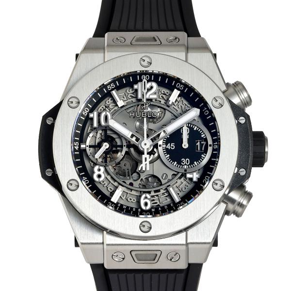 ウブロ HUBLOT ビッグバン ウニコ チタニウム 441.NX.1171.RX ブラック文字盤 ...