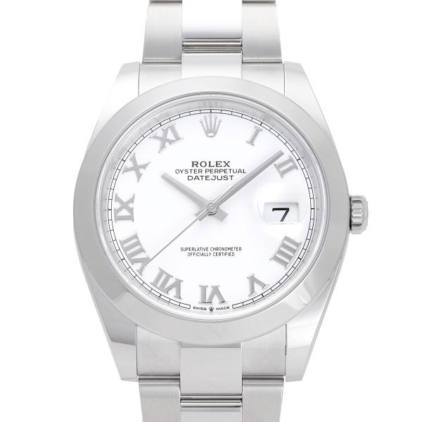 ロレックス ROLEX デイトジャスト 41 126300 ホワイトローマ文字盤 新品 腕時計 メン...