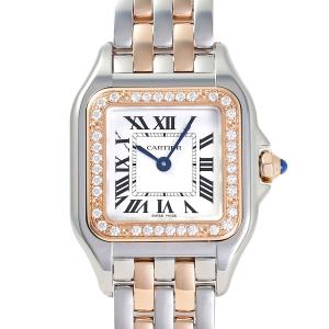 カルティエ Cartier パンテール ドゥ SM W3PN0006 シルバー文字盤 新品 腕時計 レディース｜gem-castle-yukizaki