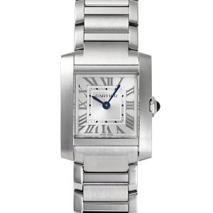 カルティエ Cartier タンク フランセーズ ウォッチ WSTA0065 シルバー文字盤 新品 腕時計 レディース｜gem-castle-yukizaki