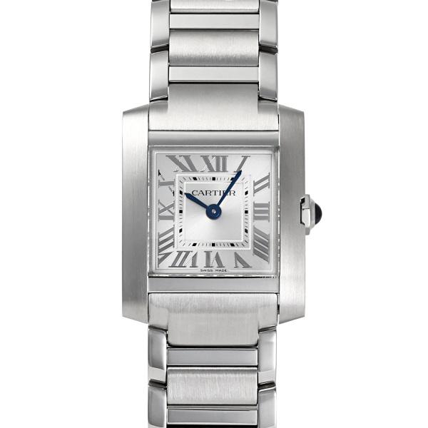 カルティエ Cartier タンク フランセーズ ウォッチ WSTA0065 シルバー文字盤 新品 ...