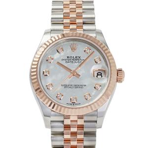 ロレックス ROLEX デイトジャスト 31 278271NG ホワイト文字盤 新品 腕時計 男女兼用｜gem-castle-yukizaki