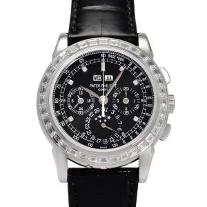 パテック・フィリップ PATEK PHILIPPE パーペチュアルカレンダー グランド コンプリケーション 5971P-001 ブラック文字盤 中古 腕時計 メンズ