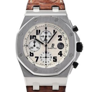 オーデマ・ピゲ AUDEMARS PIGUET ロイヤルオーク オフショア クロノグラフ サファリ 26020ST.OO.D091CR.01.A ホワイト文字盤 中古 腕時計 メンズ