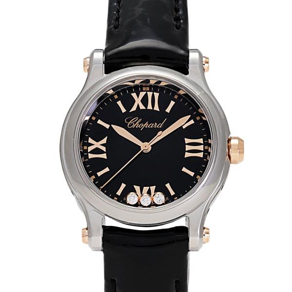 ショパール Chopard ハッピースポーツ 278590-6015 ブラック文字盤 新品 腕時計 ...