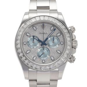 ロレックス ROLEX コスモグラフ デイトナ パヴェダイヤ 116576TBR ダイヤ/アイスブルー文字盤 中古 腕時計 メンズ
