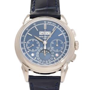 パテック・フィリップ PATEK PHILIPPE グランドコンプリケーション パーペチュアルカレンダー クロノグラフ 5270G-014 ブルー文字盤 中古 腕時計 メンズ