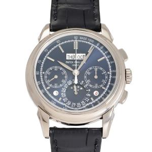 パテック・フィリップ PATEK PHILIPPE グランドコンプリケーション パーペチュアルカレンダー クロノグラフ 5270G-014 ブルー文字盤 中古 腕時計 メンズ