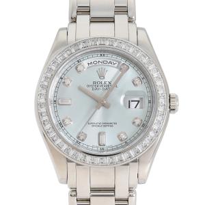 ロレックス ROLEX デイデイト 18956A アイスブルー/8PD/2PB文字盤 中古 腕時計 メンズ