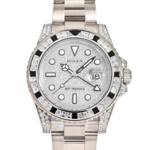 ロレックス ROLEX GMTマスターII 116759SANR 全面ダイヤ文字盤 中古 腕時計 メンズ