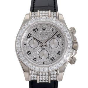ロレックス ROLEX コスモグラフ デイトナ 116599TBR ZEA ダイヤ/シルバー/アラビア文字盤 中古 腕時計 メンズ