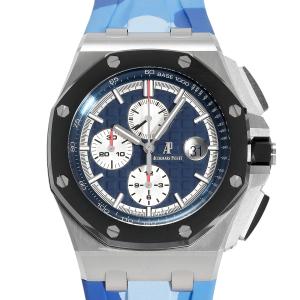 オーデマ・ピゲ AUDEMARS PIGUET ロイヤルオーク オフショア クロノグラフ 26401PO.OO.A018CR.01 ブルー/シルバー文字盤 中古 腕時計 メンズ