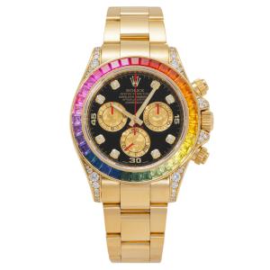 ロレックス ROLEX コスモグラフ デイトナ 116598RBOW ブラック/ゴールド/8PD文字盤 中古 腕時計 メンズ