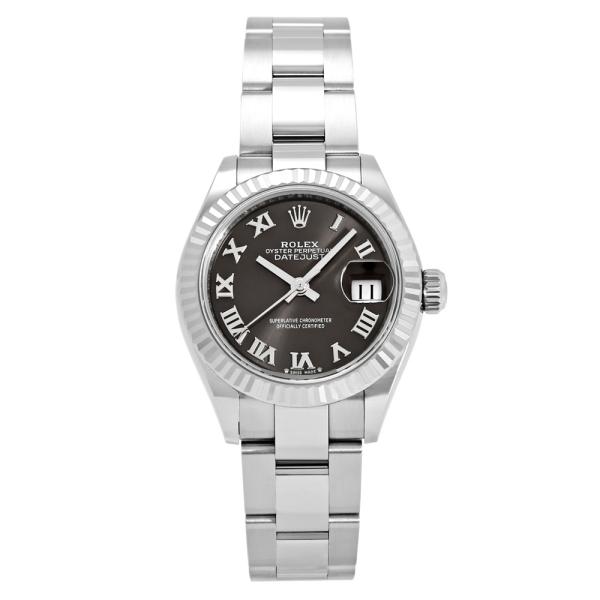 ロレックス ROLEX デイトジャスト 28 279174 ダークグレー/ローマ文字盤 新品 腕時計...