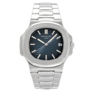 パテック・フィリップ PATEK PHILIPPE ノーチラス ラージ 5711/1A-001 ブラック・ブルー文字盤 中古 腕時計 メンズ