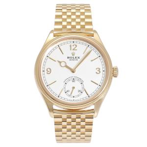 ロレックス ROLEX 1908 52508 インテンスホワイト/バー文字盤 未使用 腕時計 メンズ