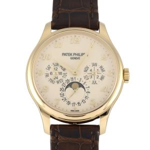 パテック・フィリップ PATEK PHILIPPE パーペチュアルカレンダー グランドコンプリケーション 5327J-001 アイボリー文字盤 中古 腕時計 メンズ