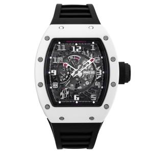 リシャール・ミル RICHARD MILLE ホワイトラッシュ 世界限定50本 RM030 CA-ATZ ブラック文字盤 中古 腕時計 メンズ