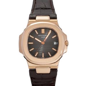 パテック・フィリップ PATEK PHILIPPE ノーチラス 5711R-001 ブラウン・ブラック文字盤 中古 腕時計 メンズ