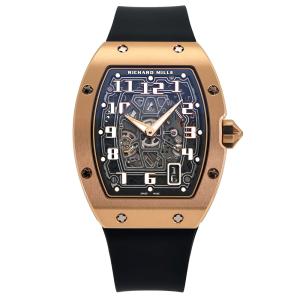 リシャール・ミル RICHARD MILLE オートマティック エクストラフラット RM67-01RG グレー文字盤 新品 腕時計 メンズ